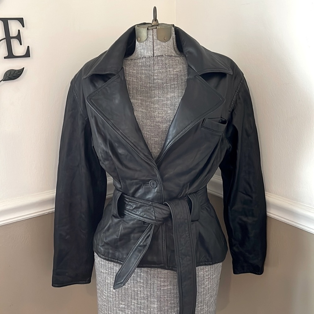 Pelle Studio | Lambskin Belted Jacket